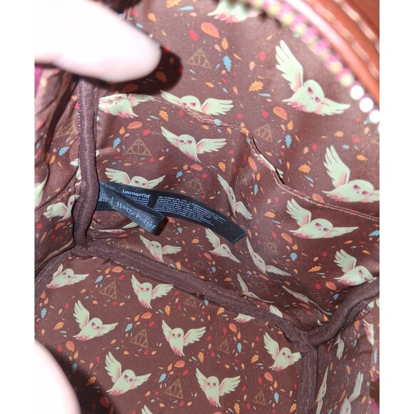 NEW! Loungefly Harry Potter Hogwarts Fall Leaves Mini Backpack - Picture 9 of 9